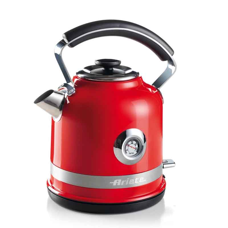 Ariete Moderna Kettle/Water Temp Red 2854/00