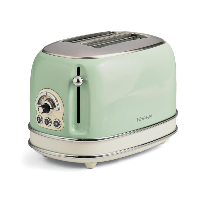 Ariete Vintage Toaster 2 Slices Green 0155/14