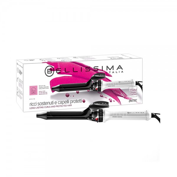 BELLISSIMA CURLING TONG, CERAMIC COATING 25 MM,  AUTO SHUT-OFF 11236X
