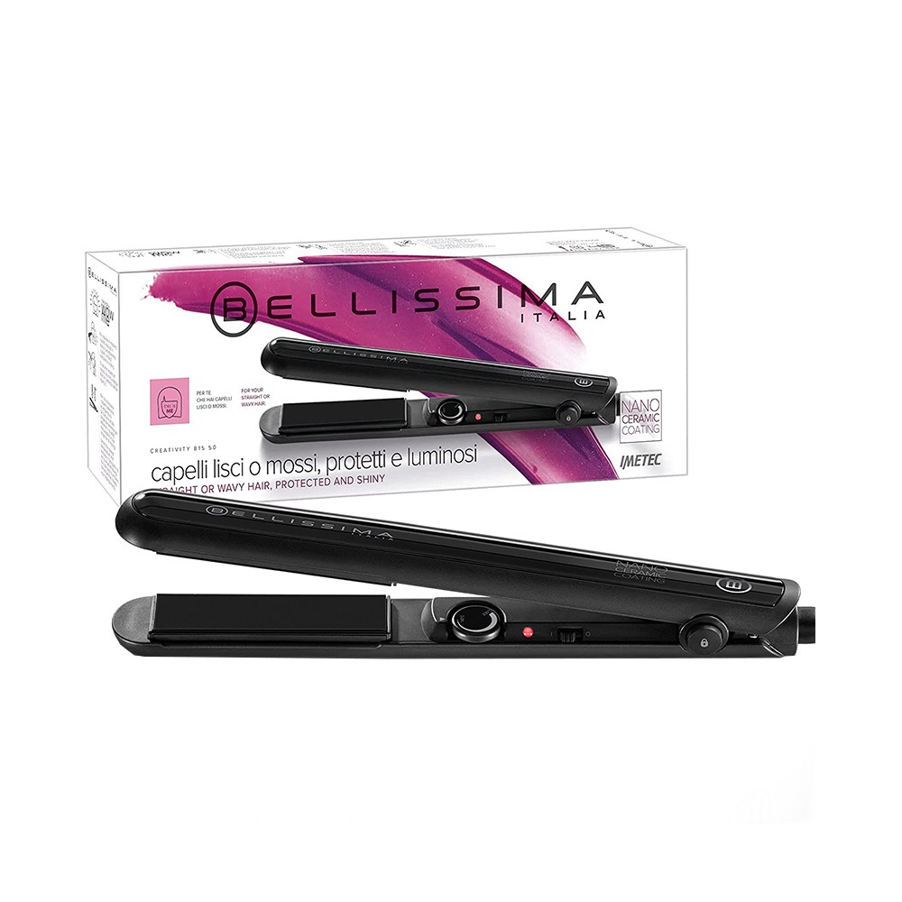 BELLISSIMA STRAIGHTENER, NANO CERAMIC COATING,  AUTO SHUT-OFF 11811X