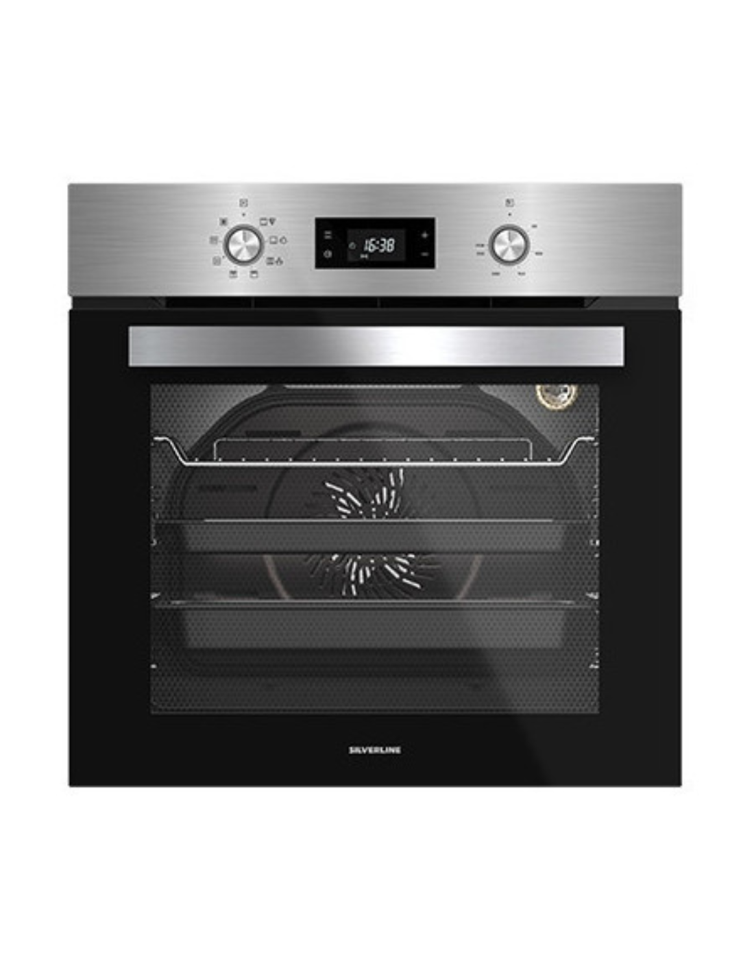 Silverline Built-in INOX Electric Oven 60cm - 8 Functions BO6054X01