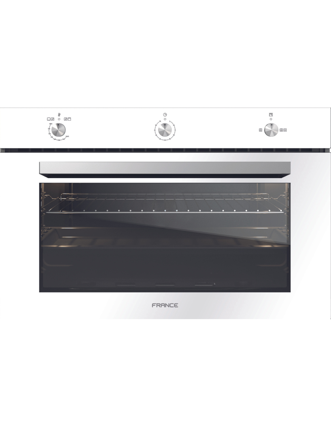 France Built-in White Gaz Oven 90cm FGG90WHITE