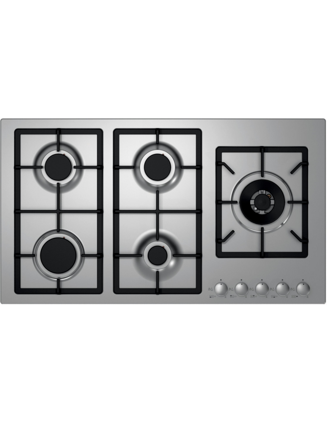 France Flat Hob Gaz Cooktop INOX 90cm FQ9050RGL IX