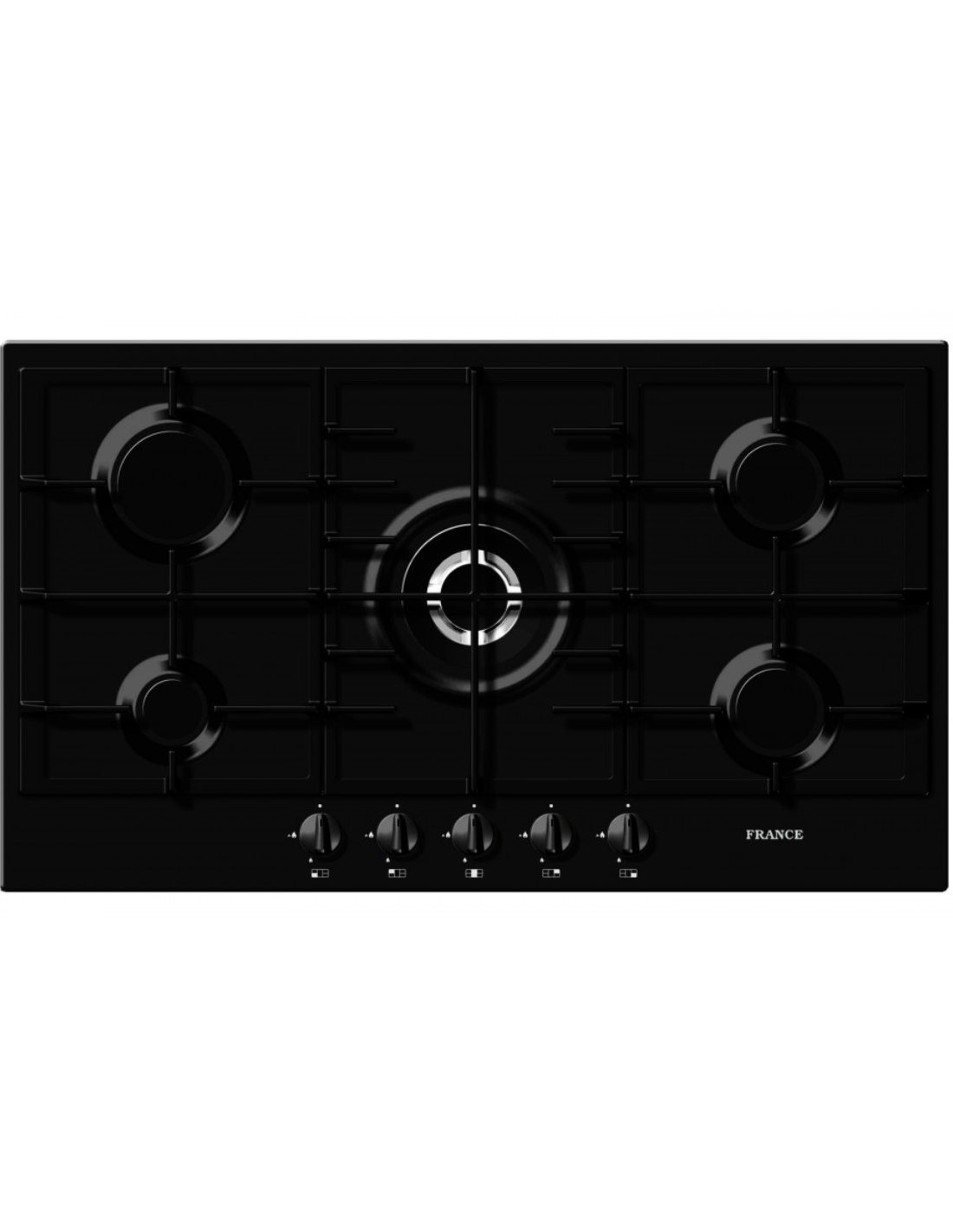 France Gaz Cooktop Black + Safety 90cm PFI95TNBG