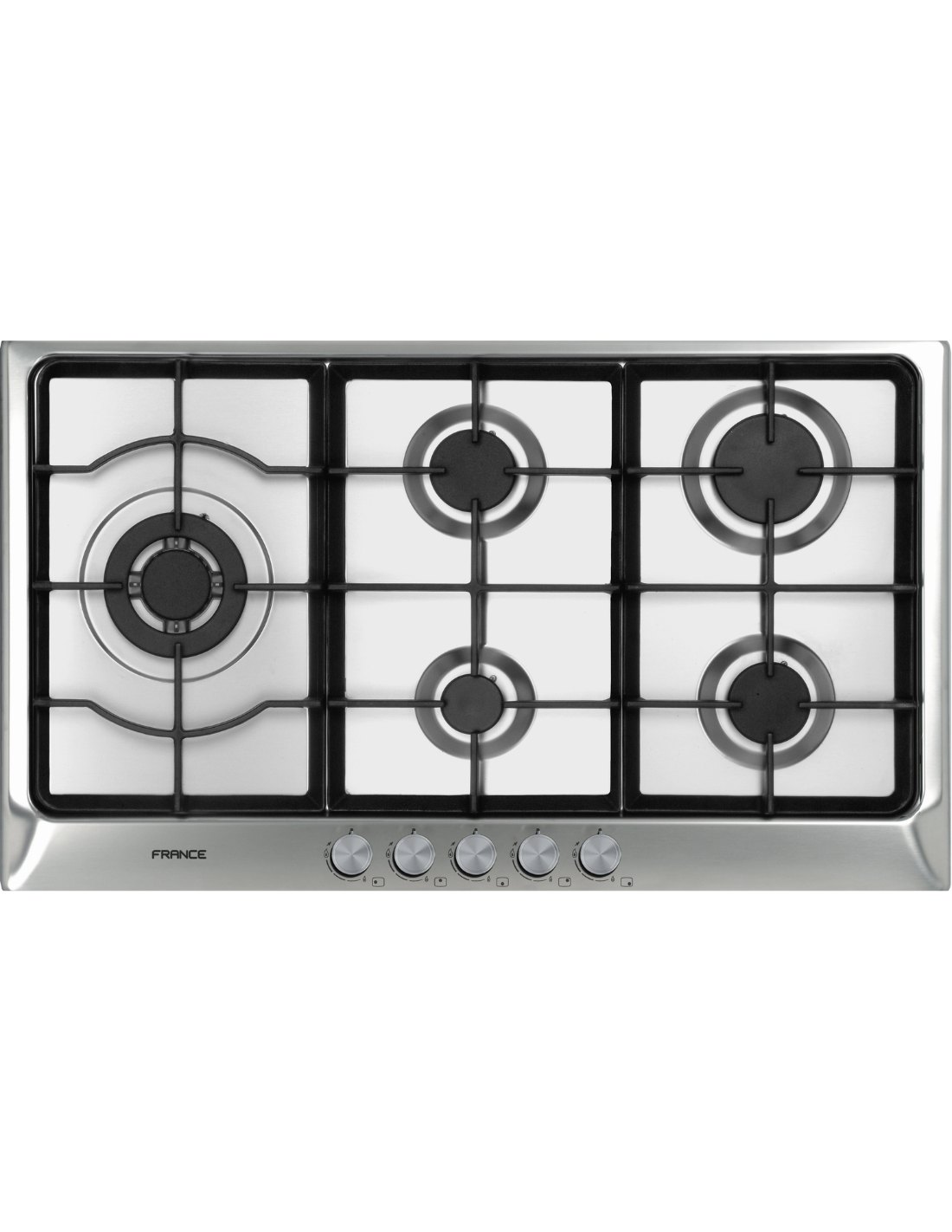 France Gaz Cooktop INOX 90cm PLUX95 INOX