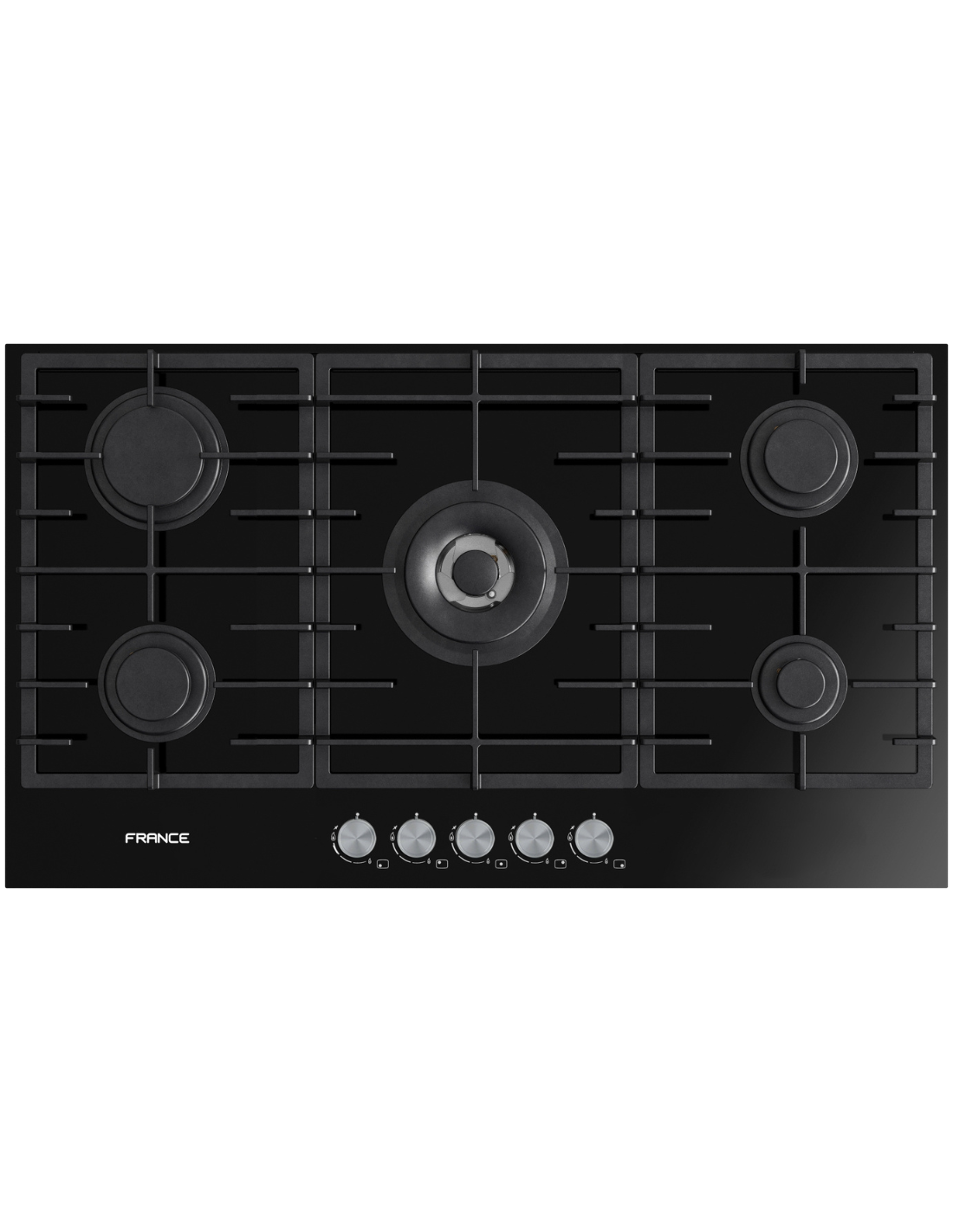 France Gaz Crystal Glass Cooktop + Safety 90cm