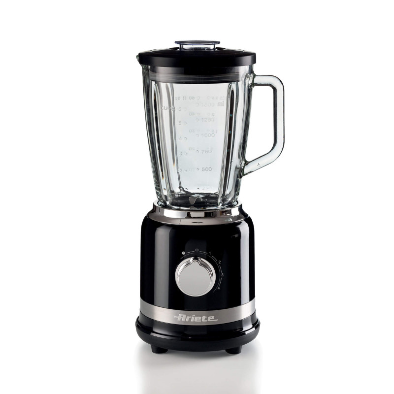 Ariete Moderna Blender, Glass Jar, Black, 585/02