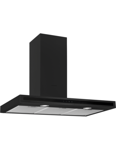 Silverline Wall-mount Hood 60cm BLACK 317360BLK
