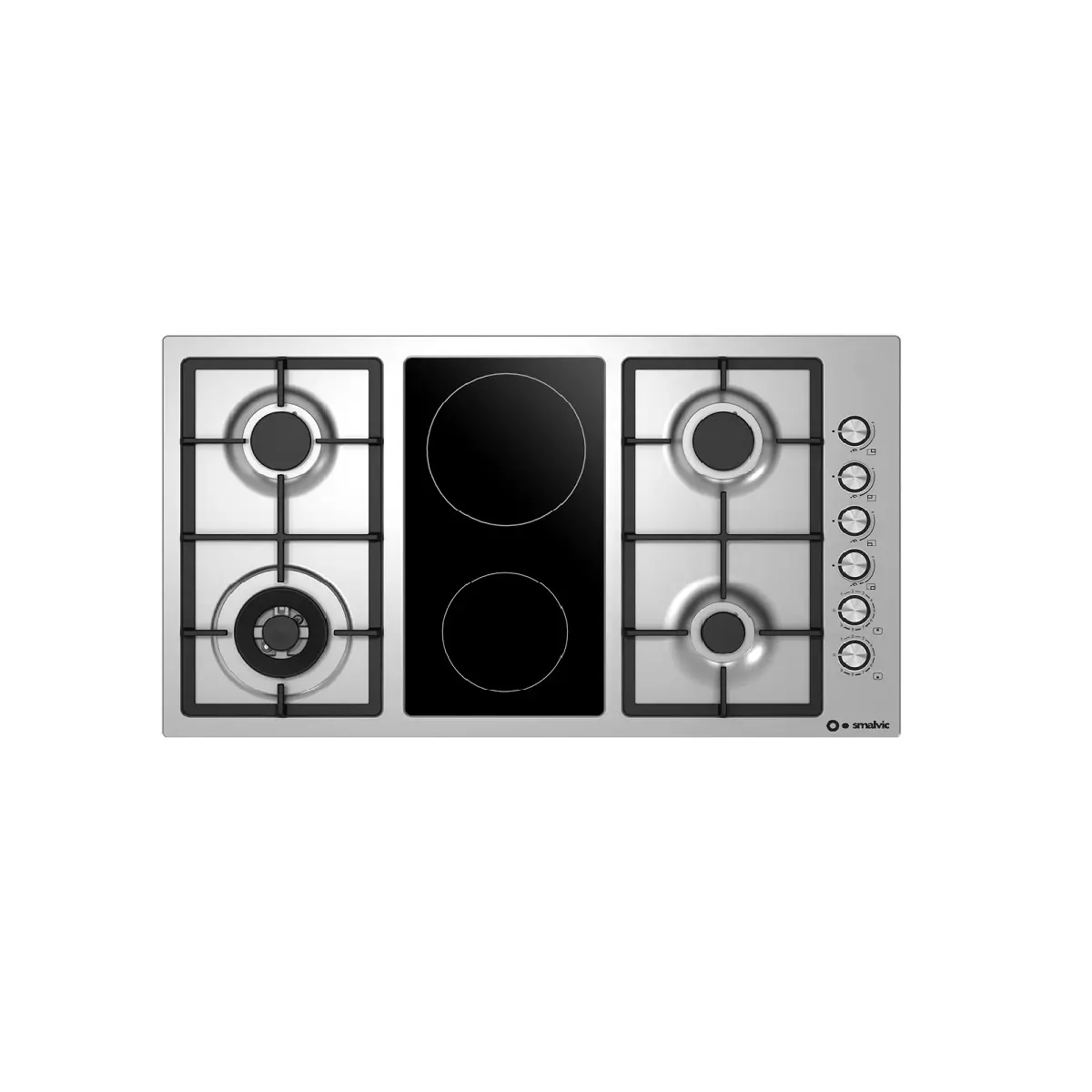 Smalvic Hob Gas + Electric PGE90IXPGV