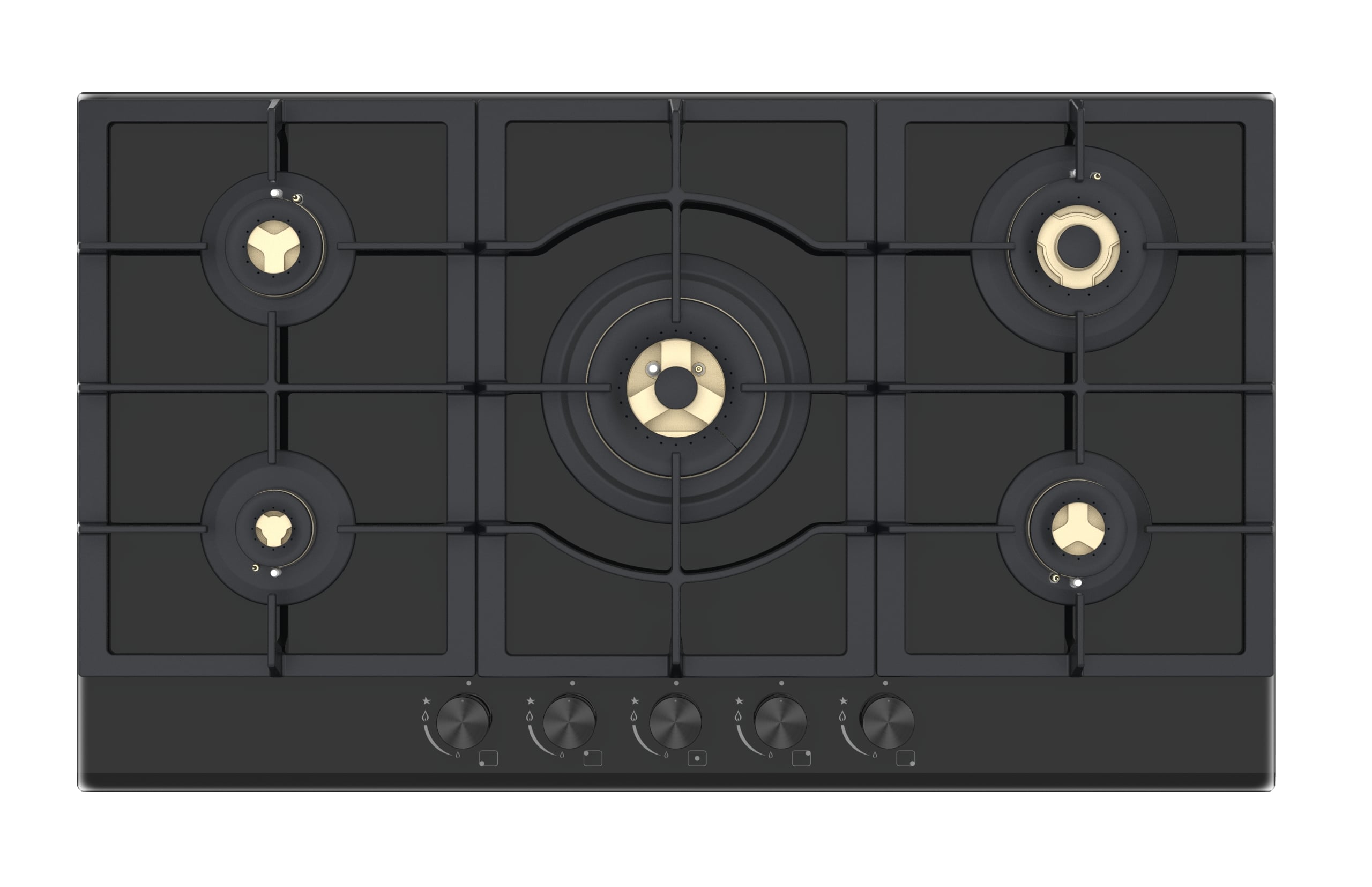 Queen Chef Hobs Built In QCHB90-5GGBS