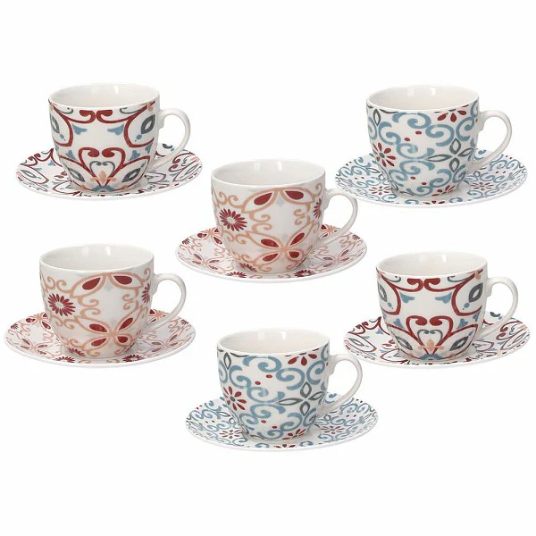 Tognana Set 6 Tea Cup & Saucer IR685023133