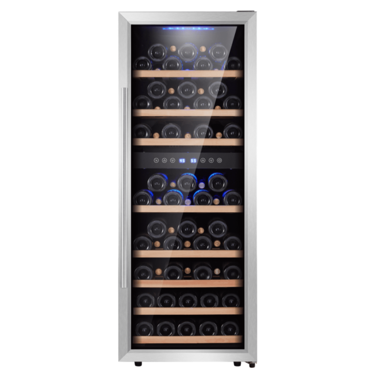 Carillo 73 Bottles Dual Zone Wine Cooler Stainless CROW73SDZ