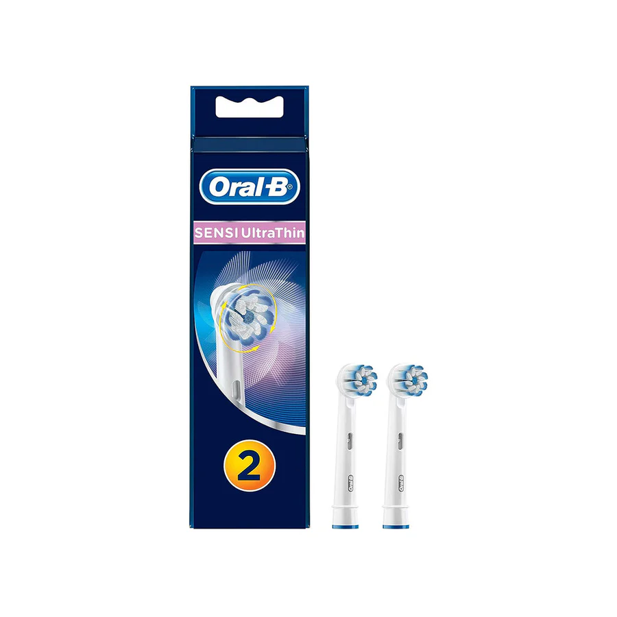 ORAL-B Sensi UltraThin Replacement Toothbrush Heads - Pack of 2 EB60-2 227160