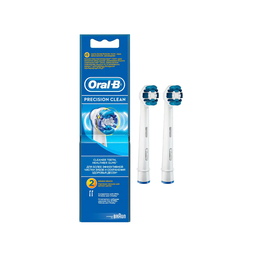Oral-B Set of 2 Precision Clean Replacement Toothbrush Heads 119667