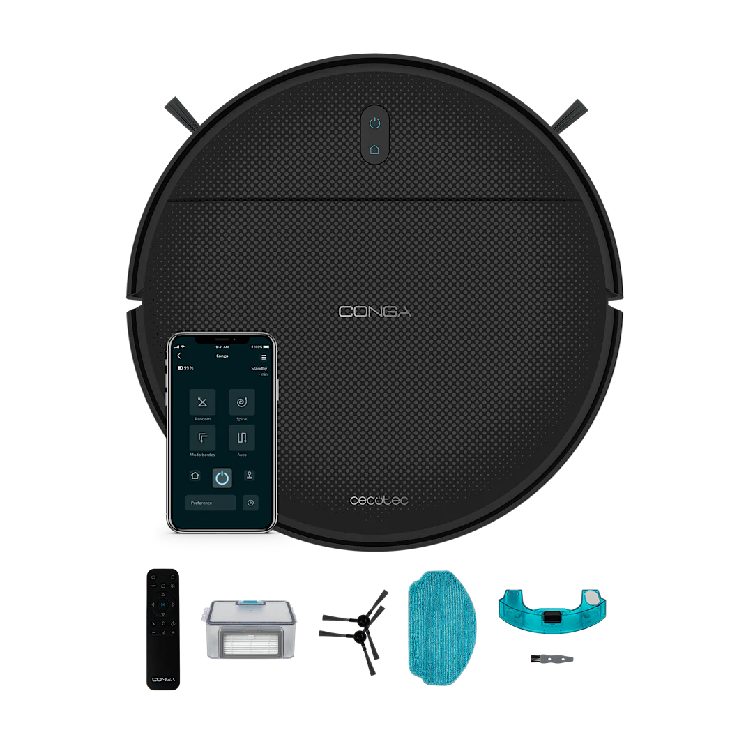Cecotec Robot Vacuum Cleaner Conga 999 Genesis, 5in1, Wet&dry 8093