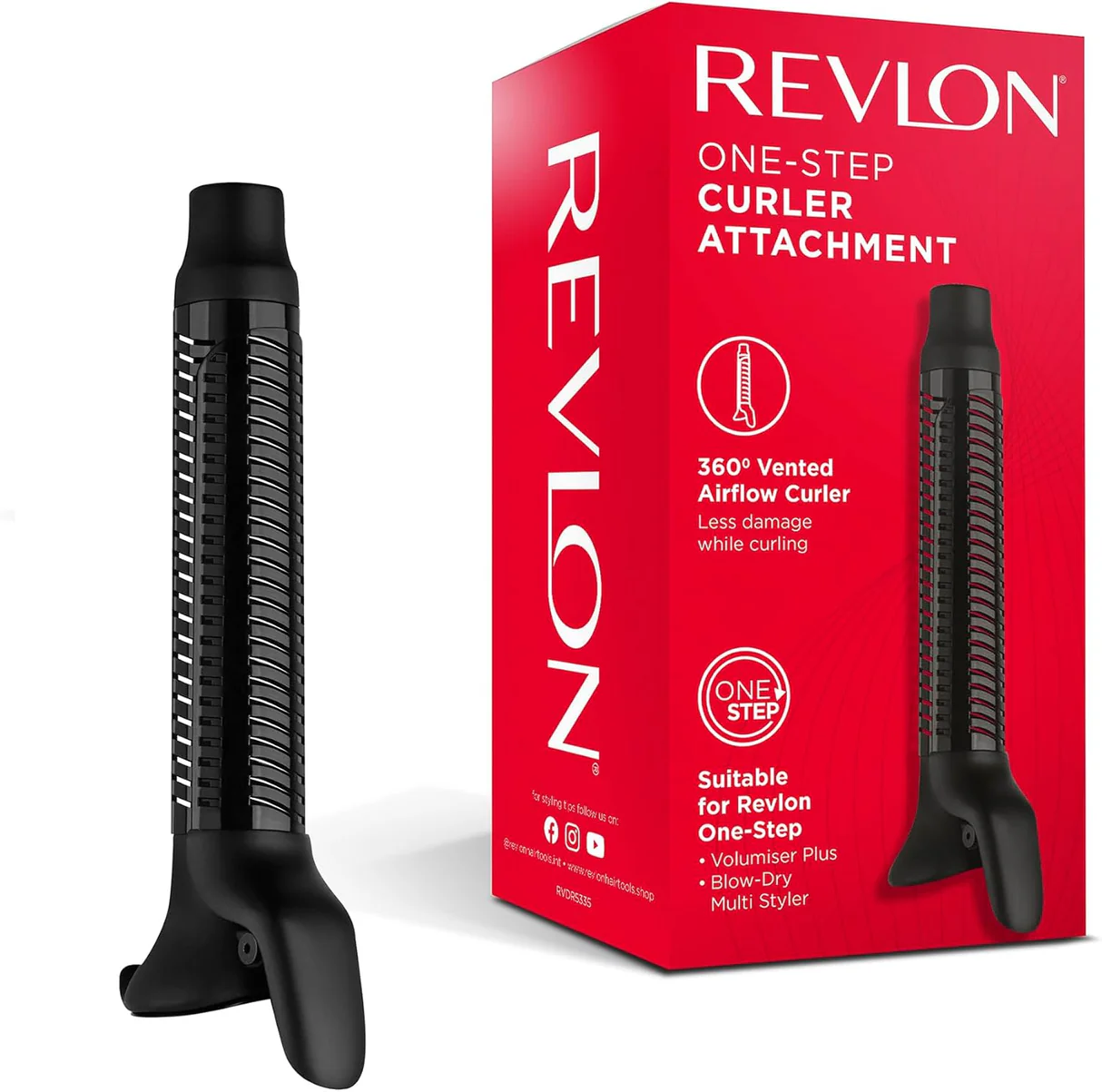 Revlon One-Step Curler Head Attachment Black RVDR5335 277280