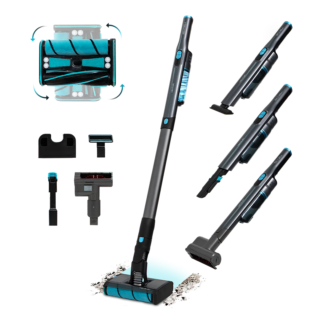 Cecotec Scoba Digital Vacuum 2in1, Dual Brush, 16.8V, 210W 8413