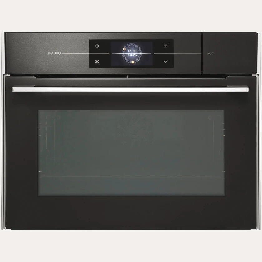 ASKO Combi Steam Oven Built-in Black Ceramic Glass 45cm OCS8478G