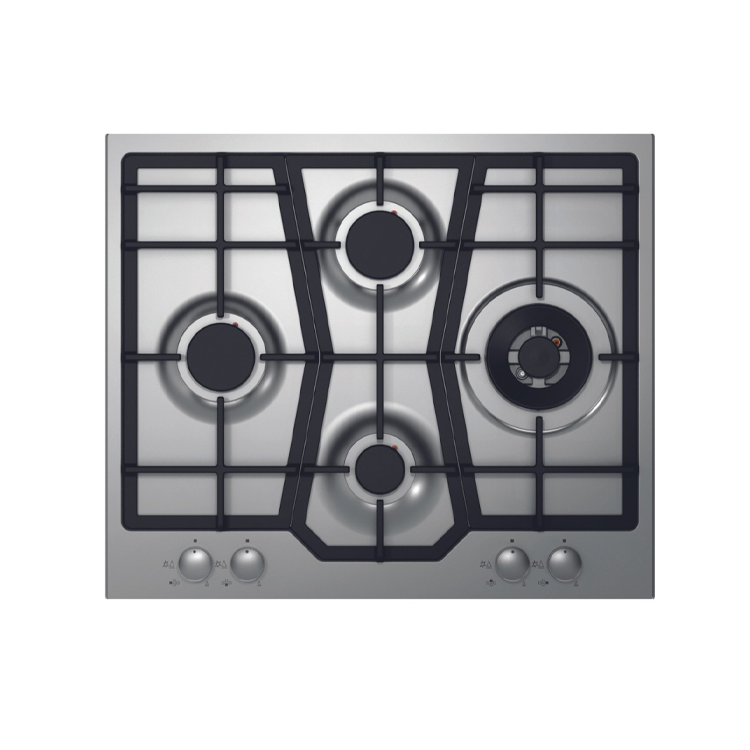 France Flat Hob Gaz Cooktop Inox 60cm FQ6040RGE IX