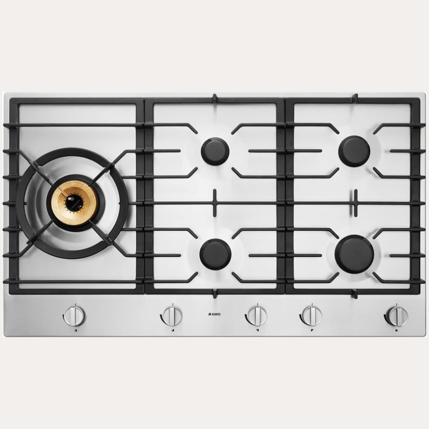 ASKO Gas Hob Stainless Steel 90cm HG1986SB88