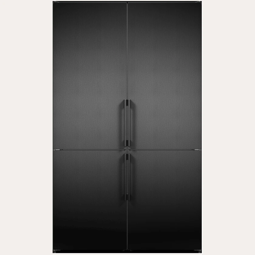 ASKO Freestanding Fridge Freezer Black Steel RFN232041B2