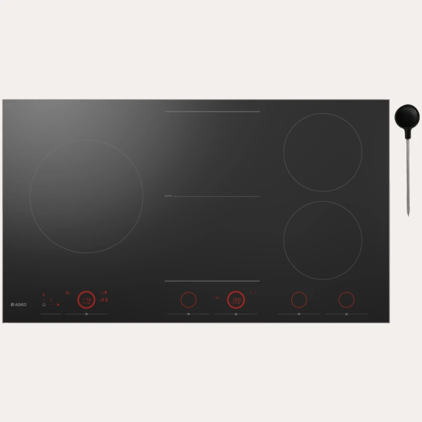 ASKO Induction Hob Ceramic Black Glass 90cm HID965GC
