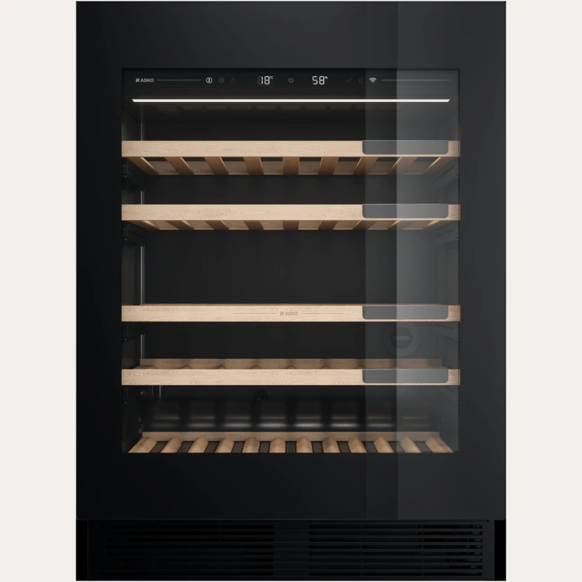 ASKO Built-in Wine Cooler Matt Black 1 Temperature WCN15842G