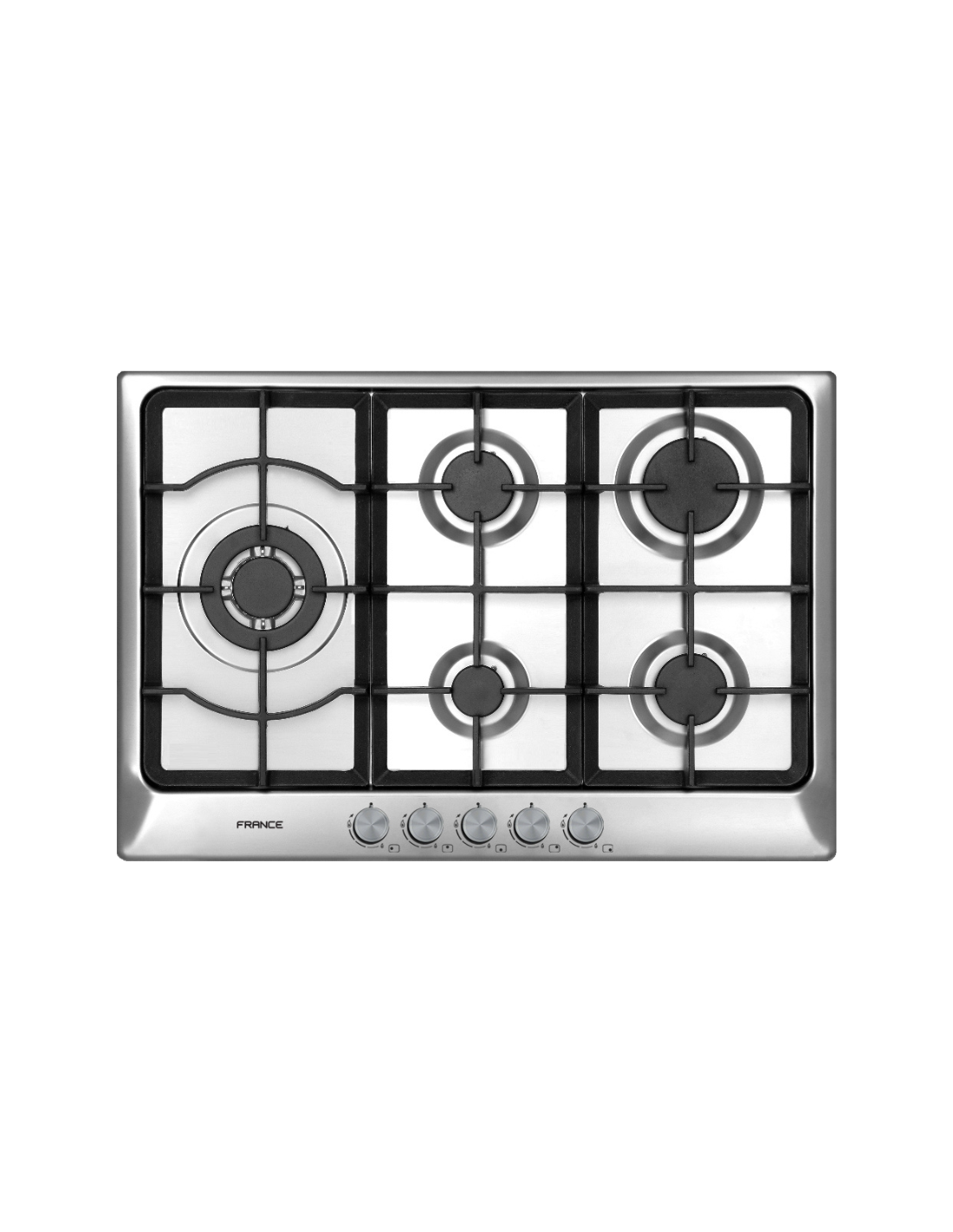 France Gaz Cooktop INOX 75cm PLUX 75 INOX