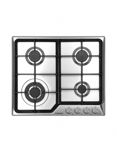 France Gaz Cooktop INOX + Safety 60cm PFI64TNXG