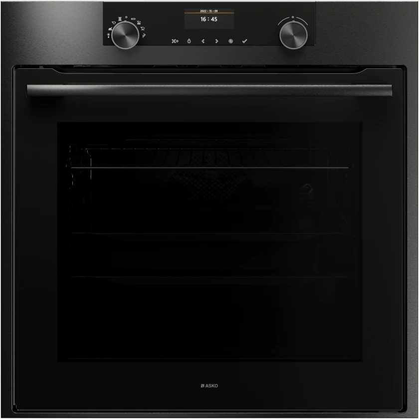 ASKO Built-in Pyrolytic Craft Oven Black Steel 60cm OP8664B