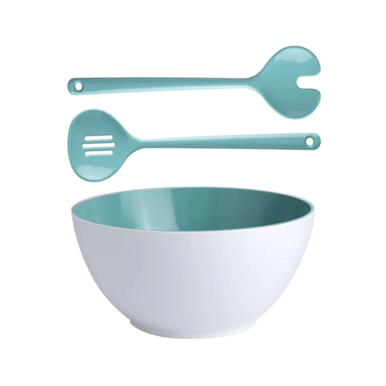 Macucina Summer - Salad Bowl & Cutlery - Acqua 11038