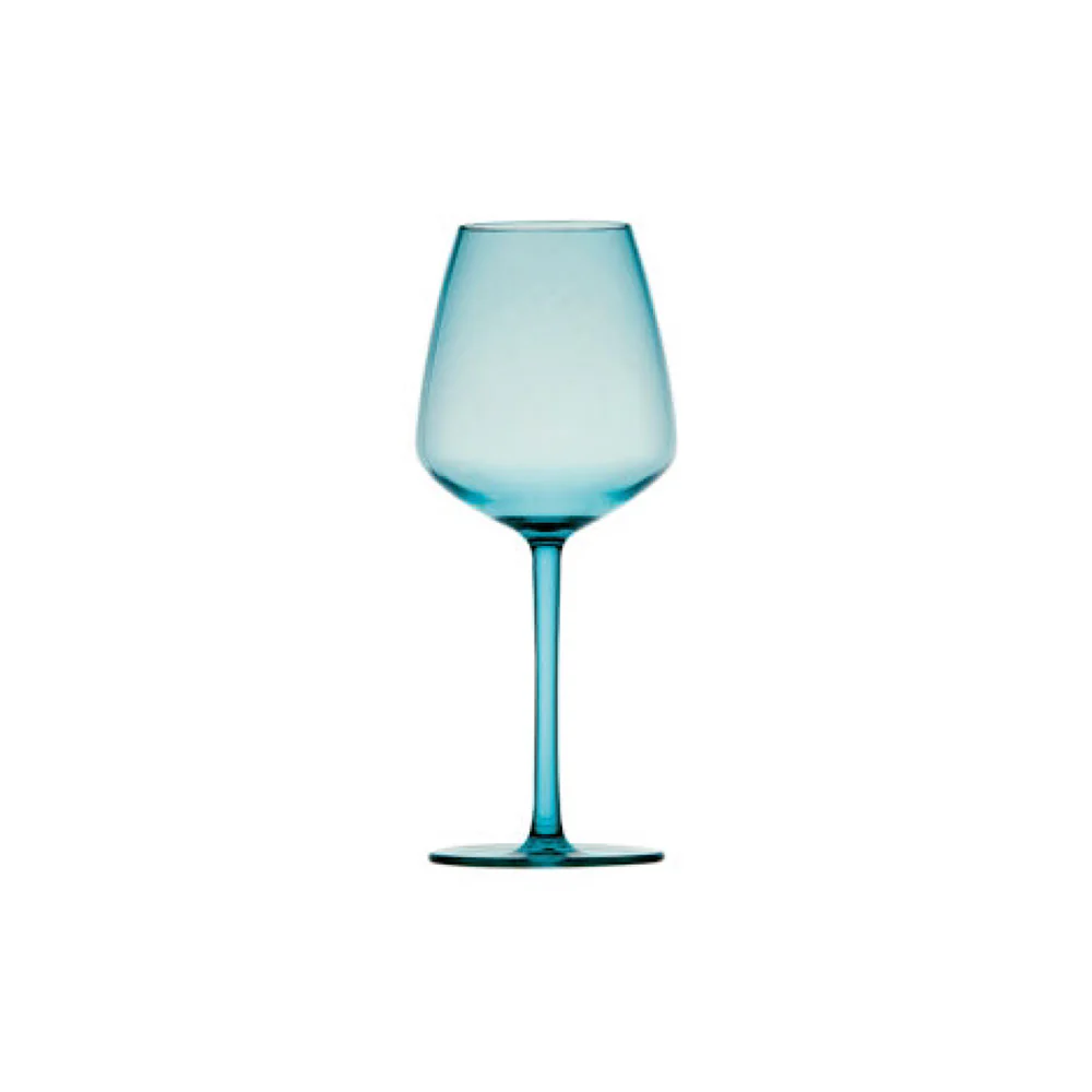 Macucina Square-Wine Cup-Tritan Turquoise-Set 6u 16814