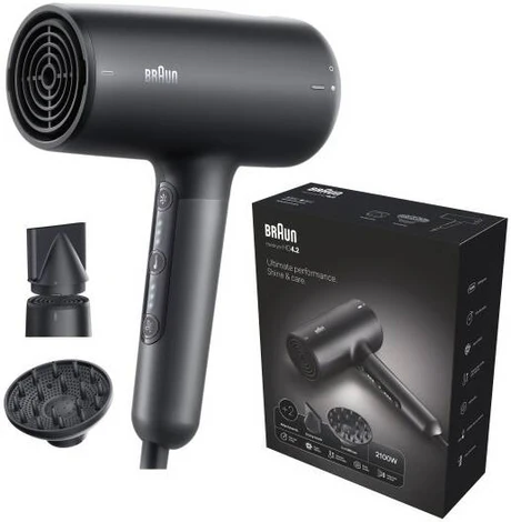 Braun Black Hair Dryer HD425E 284935