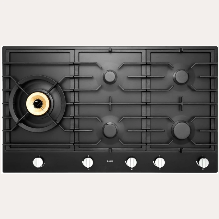 ASKO GAS HOB 90 CM 4HYBRID BURNER BLACK COLOR
